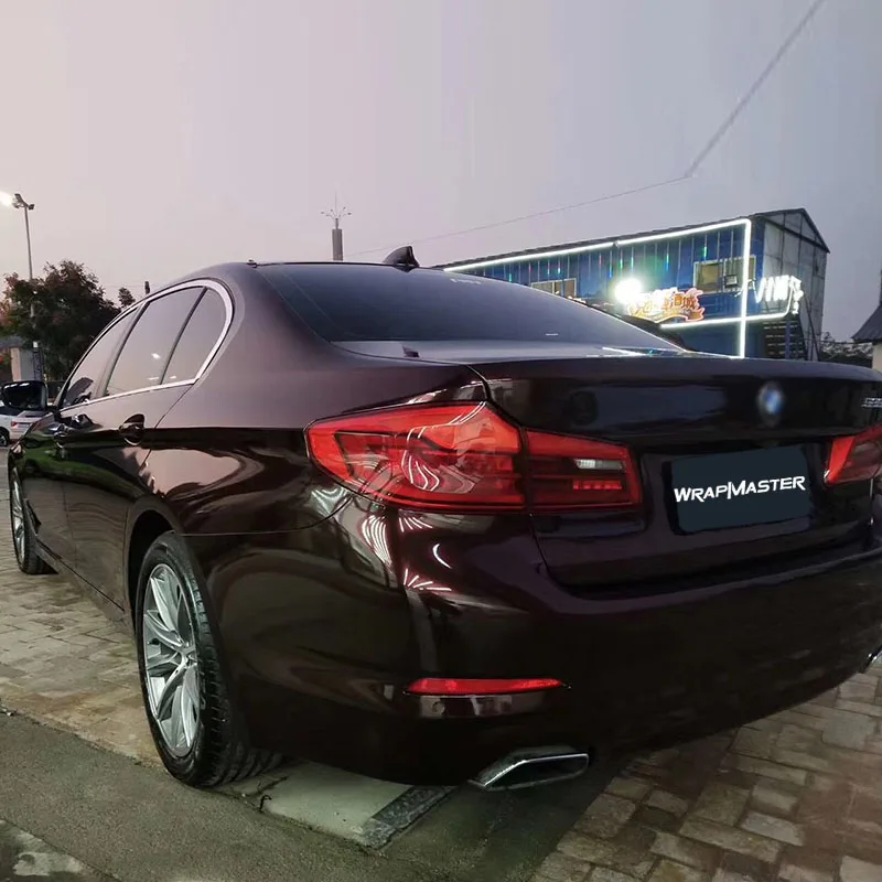 Премиум качество супер глянцевый металлический авто обертывания Виниловая