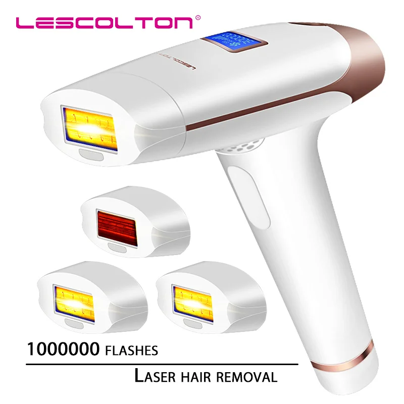 

Original Lescolton T009i 4in1 IPL Depilador A Laser Hair Removal LCD Display Permanent Bikini Body Armpit Face Depilador