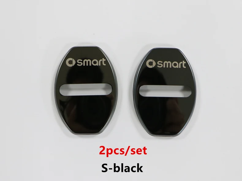 Для smart fortwo forfour 453 451 аксессуары для стайлинга автомобилей крышка дверного замка из нержавеющей стали Декоративная Антикоррозийная Защитная крышка