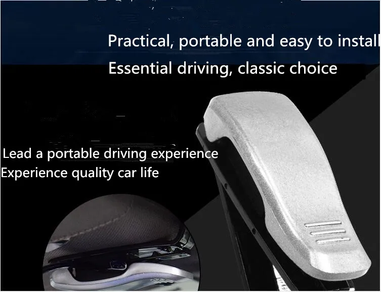 Новинка 2017 г. автомобильная наклейка на солнцезащитный козырек с зажимом для Renault