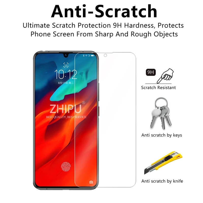 Защитная пленка 2.5D 9H премиум для экрана Lenovo Z6 Pro