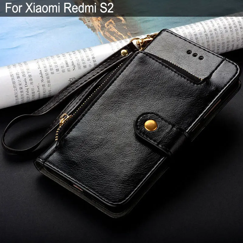 

for Xiaomi Redmi S2 case luxury fashion Leather coque with Stand Card Slot Wallet bag Case for xiaomi redmi s2 funda capa