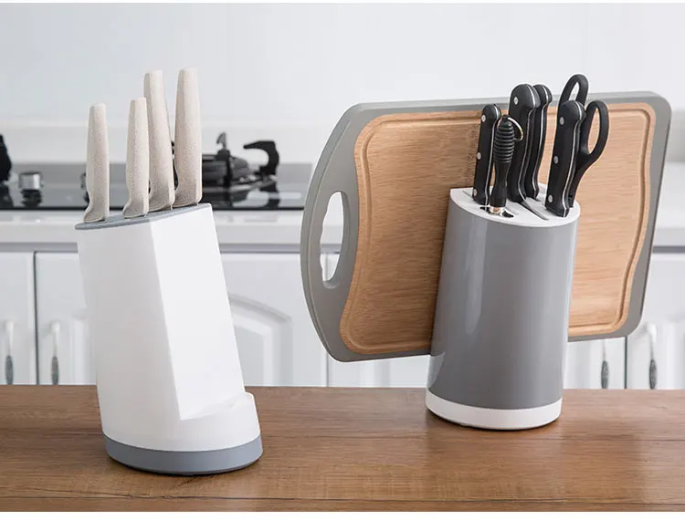Пластик для хранения кулинарных принадлежностей решетка-держатель полки Органайзер Ножи Ножницы разделочная доска кухонные аксессуары пункт