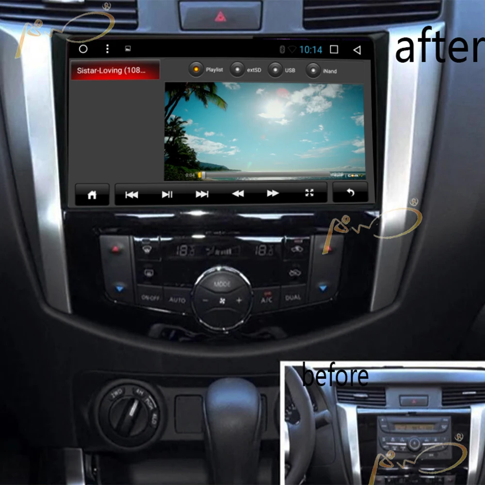 Android 7 1 автомобильное радио GPS Navi для Nissan Navara NP300 D23 D40 Автомобильный мультимедийный