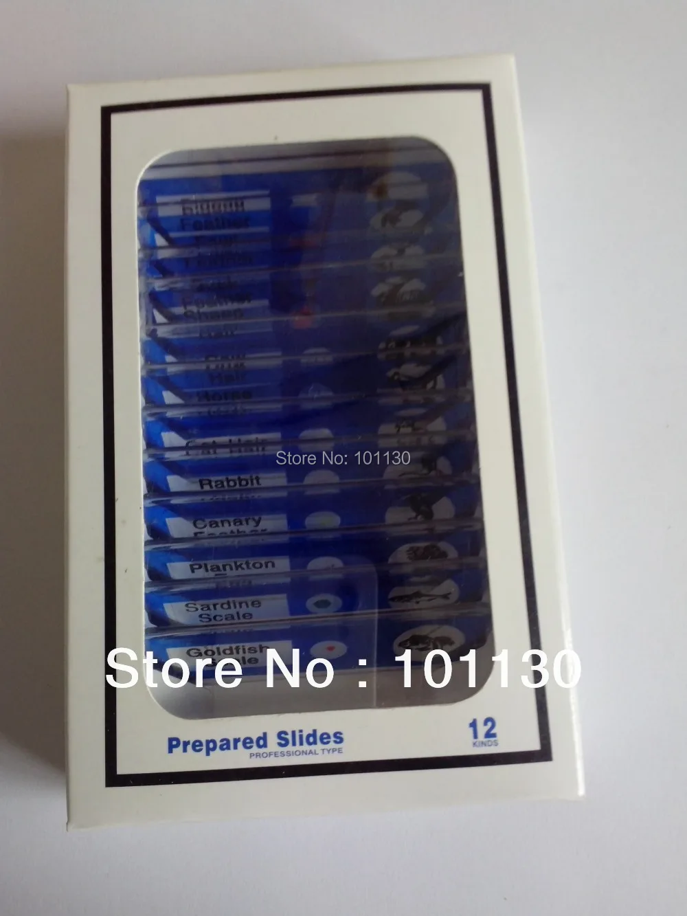 12 шт животные пластиковые слайды подготовленные для микроскопа Биологический