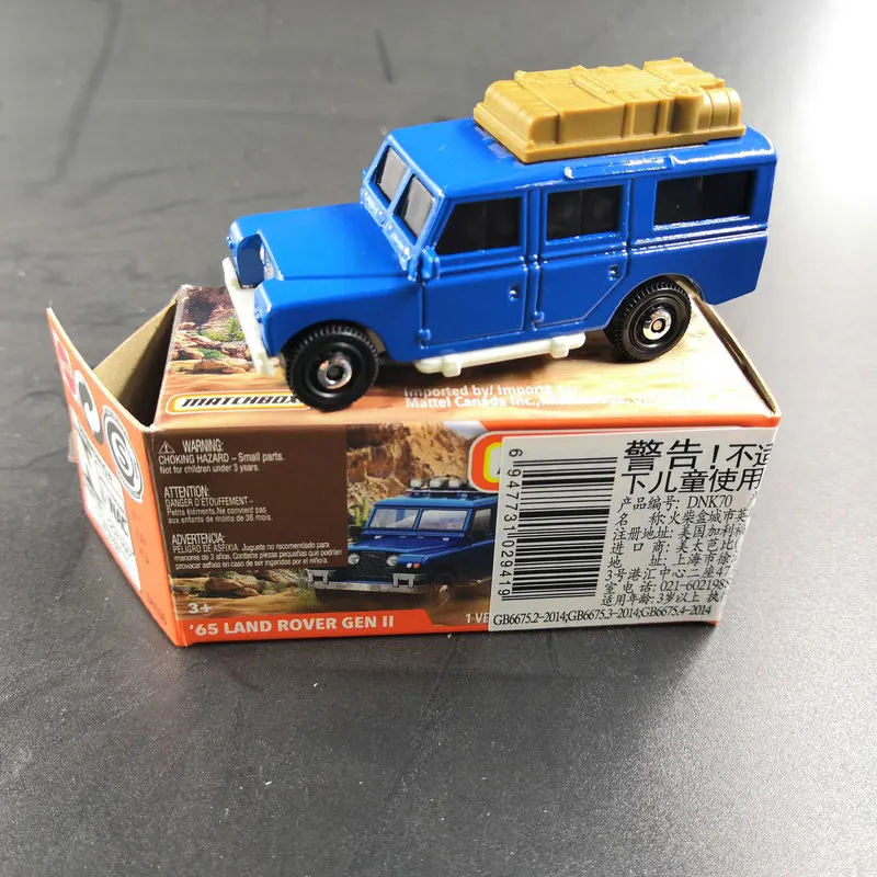 Спортивный автомобиль Matchbox 1:64 65 LAND ROVERs GEN II металлический материал Модель