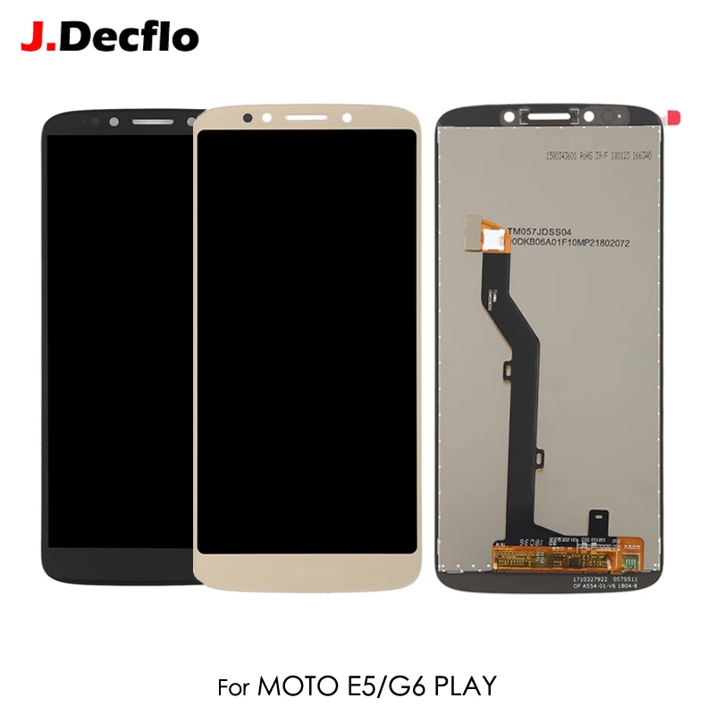 Оригинальный ЖК дисплей для Motorola MOTO E5 E 5th Gen Дисплей Сенсорный экран планшета