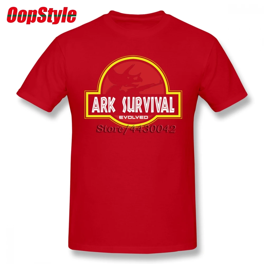 Мужская футболка Ark Survival Evolved Прямая поставка летняя хлопковая с коротким рукавом