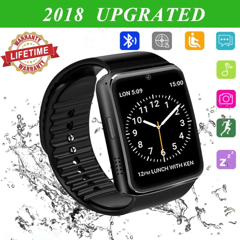 2018 Best Bluetooth Android Smart Watch Touch Screen Sleep Monitor Mobile Phone Smartwat for Kids Children Men Women Smat | Электроника