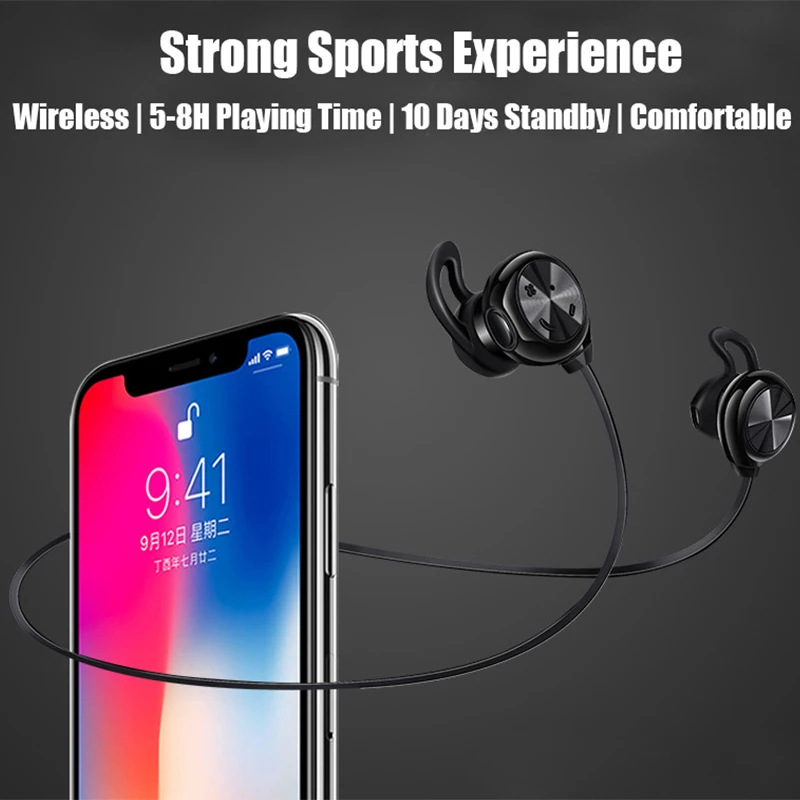S9 беспроводные Bluetooth наушники с шумоподавлением защита от пота