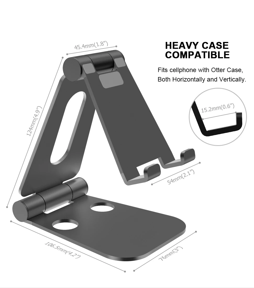 LariCare Складная подставка для телефона iPhone 6 7 X Алюминиевый Регулируемый Настольный держатель док-станция для iPad MINI ProTablet Stand