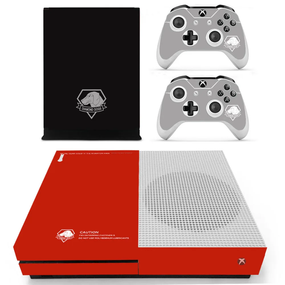 Металлическая Шестерня твердый V Наклейка для Xbox One S консоль и контроллеры тонкая