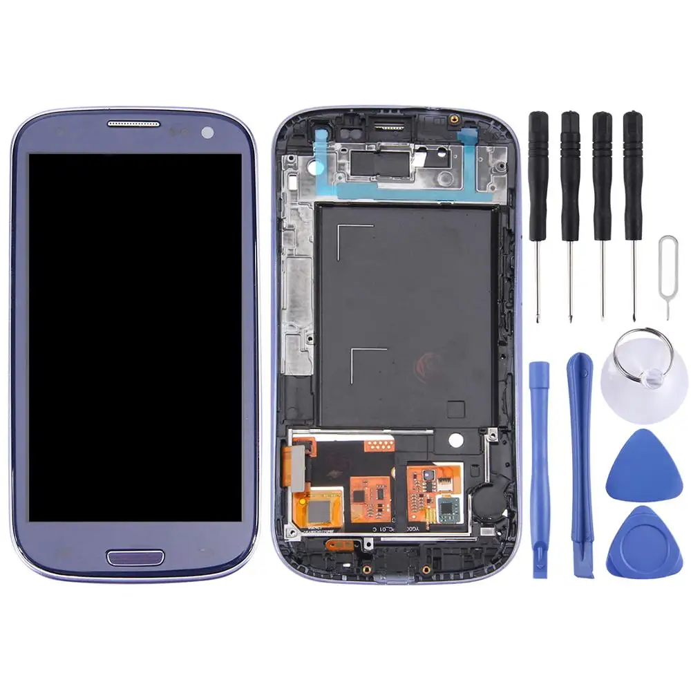 ЖК-экран и дигитайзер в сборе для Samsung Galaxy SIII/i9300 сенсорный экран с дигитайзером