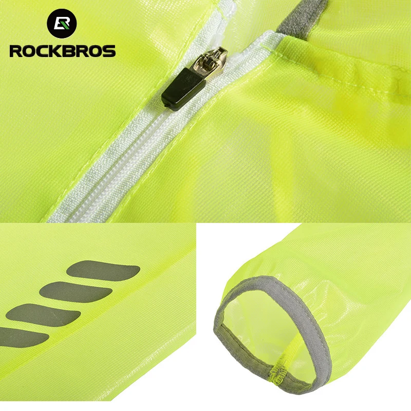 ROCKBROS ветрозащитная ветровка для езды на горном велосипеде дождевик штаны
