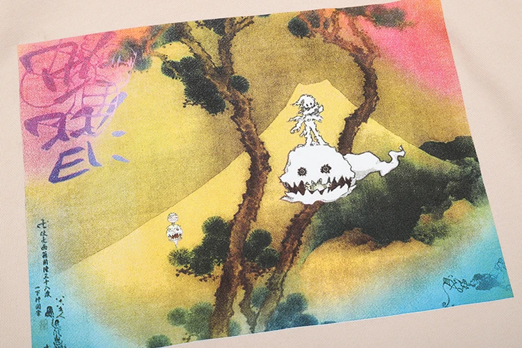 

2018 NEW Hot japan Hip Hip Kanye West KIDS SEE GHOSTS Hoodie Men Women Pullover Sweatshirts oversized Sweatshirts Cotton S-XL