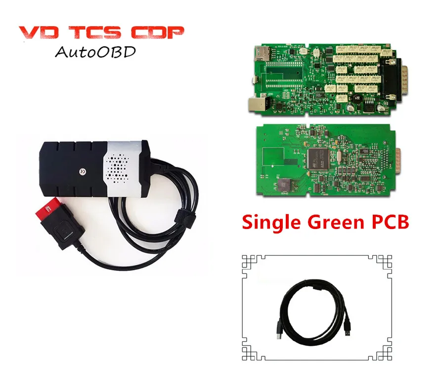 Новые реле одна зеленая плата для delphis VD ds150e CDP новый vci с bluetooth 2015/2016R3 версия на cd