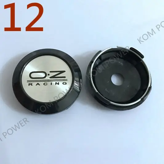 12 KOM POWER автомобильный Стайлинг 64 мм Центральная крышка s ADVAN ENKEI эмблема VOLK RAYS WORK SSR наклейка колпачок ступицы колеса Крышка для обода колеса автомобиля-крышка - Название цвета: 12