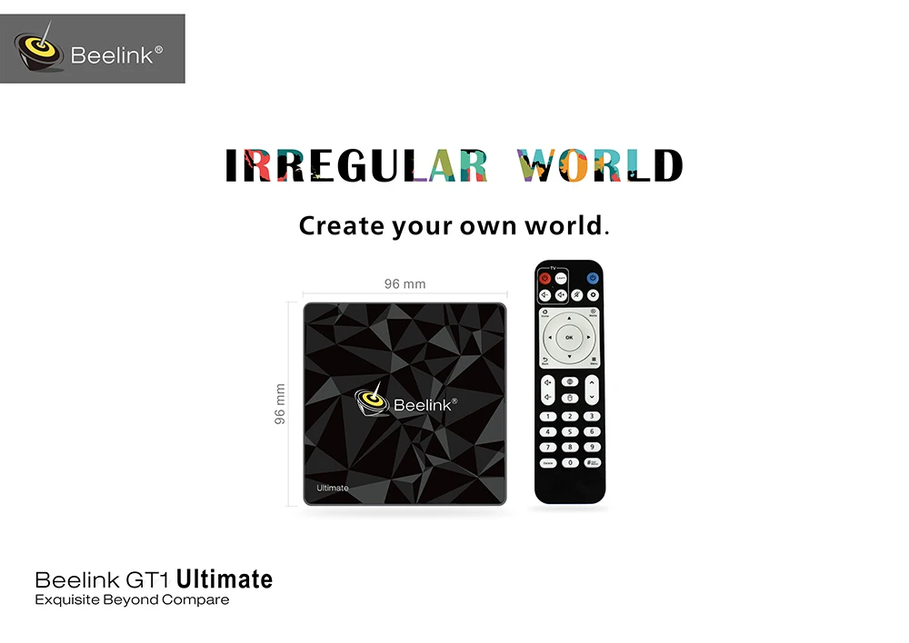 Beelink GT1 Ultimate tv Box 3g 32G Amlogic S912 Восьмиядерный процессор DDR4 2,4G+ 5,8G двойной WiFi Android 7,1 телеприставка медиаплеер