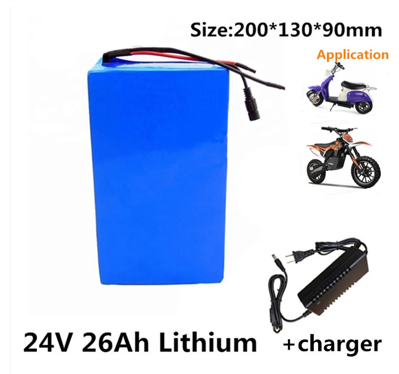 24V 26Ah литий-ионный аккумулятор для электрический скутер 350 Ватт Детский