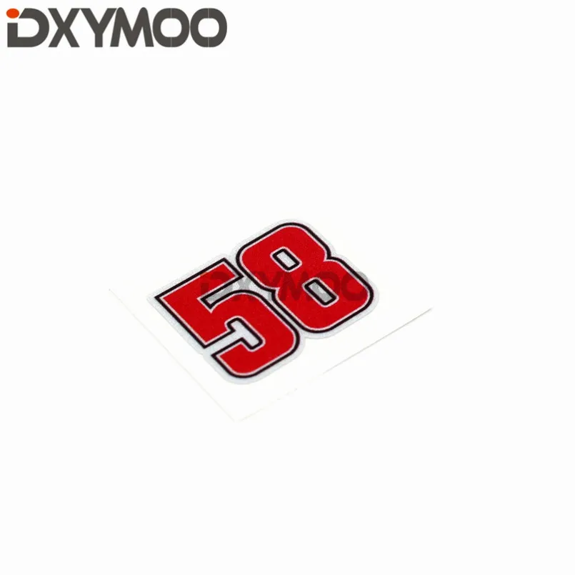 Moto GP Races Motorbike Sticker Decals Reflective Number 58 Car | Автомобили и мотоциклы