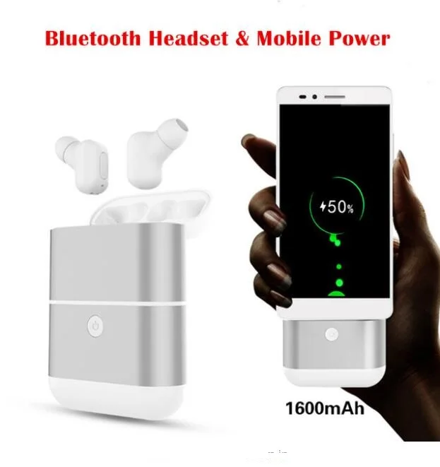 X2 tws Bluetooth наушники беспроводные с мобильных устройств может заряжать телефон для