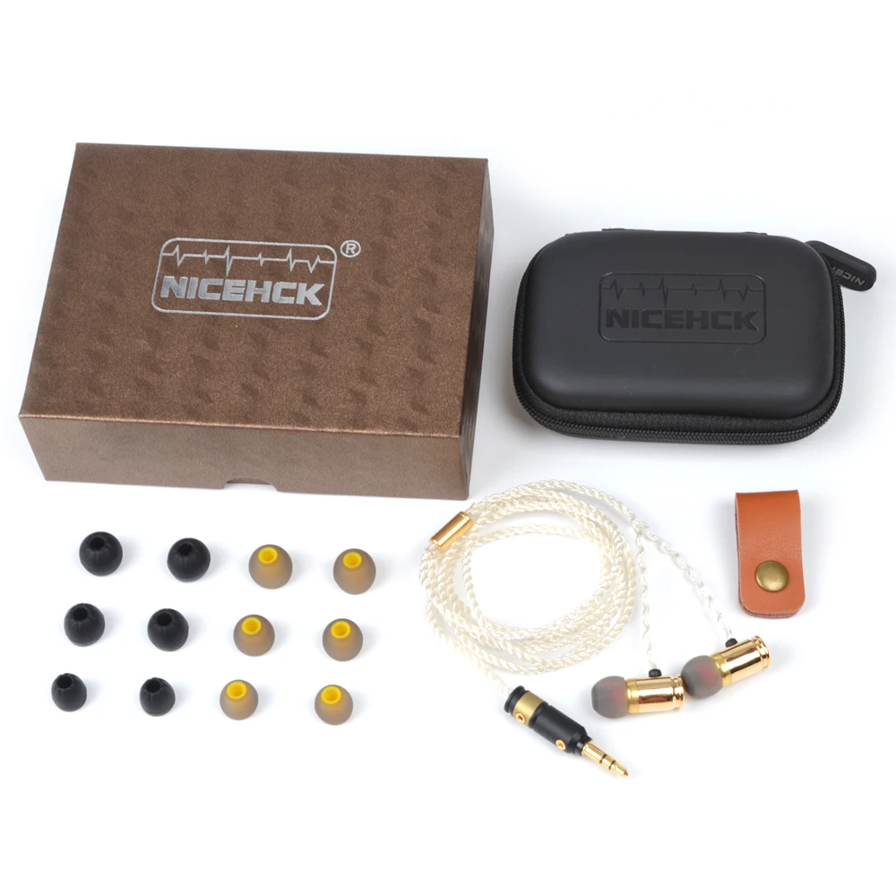 NiceHCK A3 наушники вкладыши динамический блок DJ HIFI лихорадка металлический корпус
