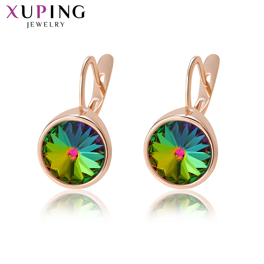 Xuping ювелирные изделия Винтаж Дизайн обручи серьги кристаллы от Swarovski Patry Подарки для женщин девочек M86-20454