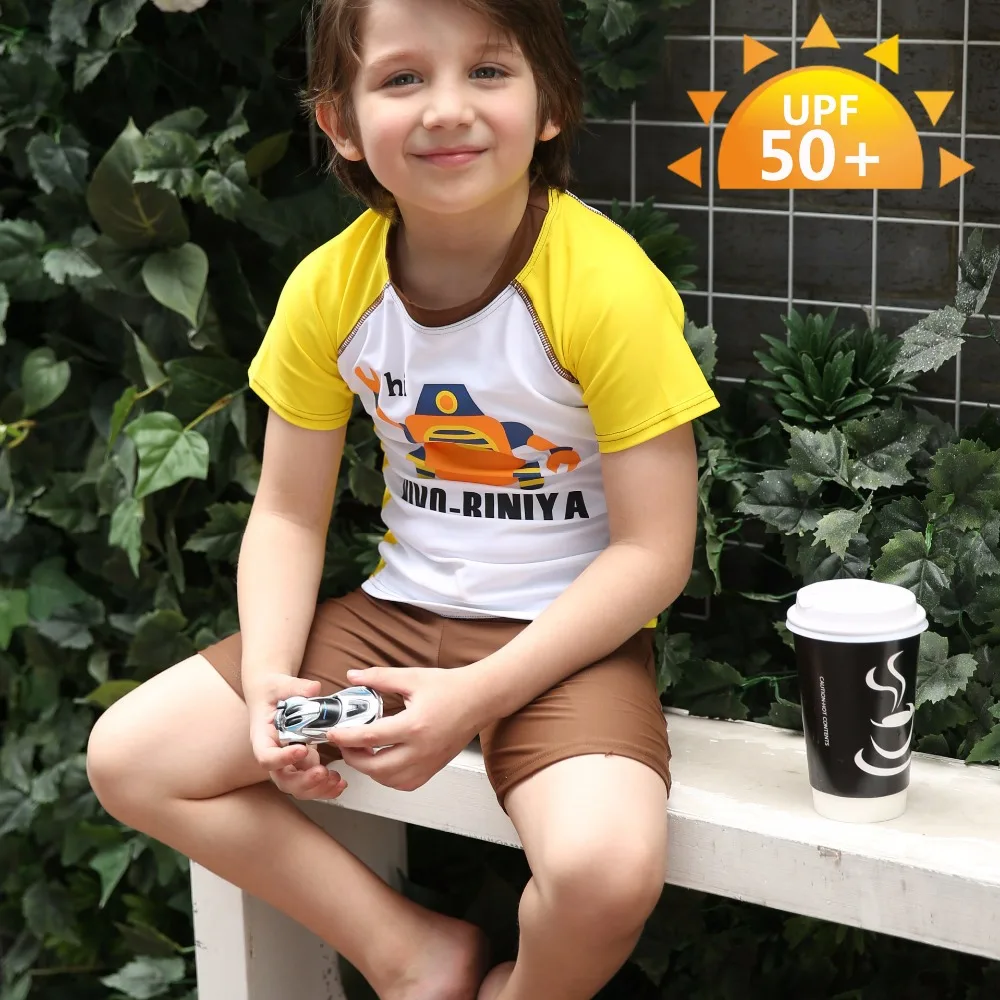 Бикини детский купальник для мальчиков UPF50 + с защитой от ультрафиолета Пляжное