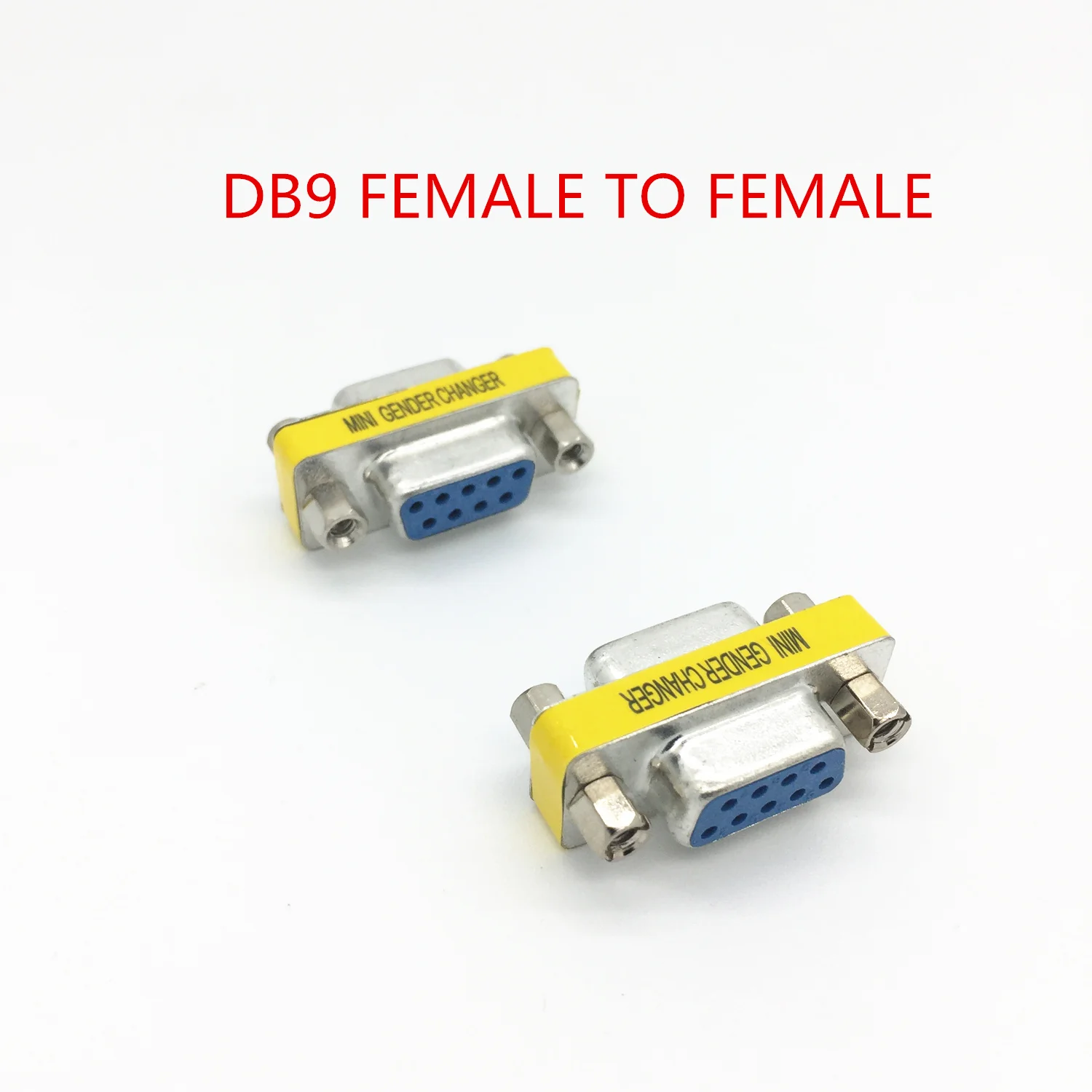 Бесплатная доставка DB9 VGA 9 контактный переходник гнездо для мини