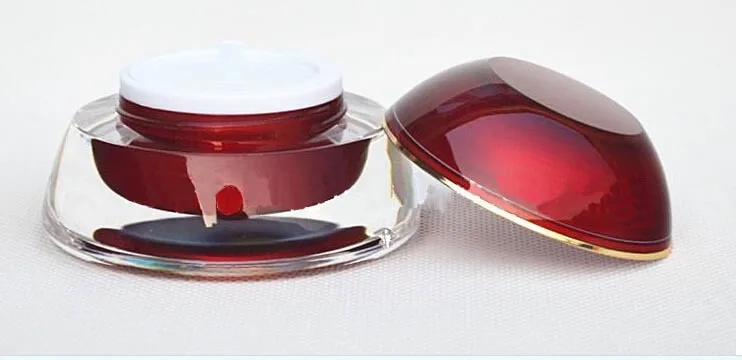 50 г красная Пагода форма акриловая кремовая бутылка eyecream банка косметическая