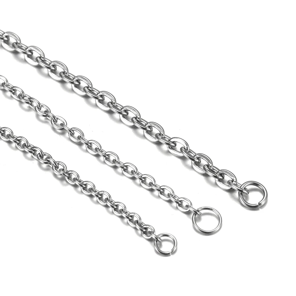 Цепочка мужская из нержавеющей стали с застежкой лобстером 2 3 мм|Цепочки| |