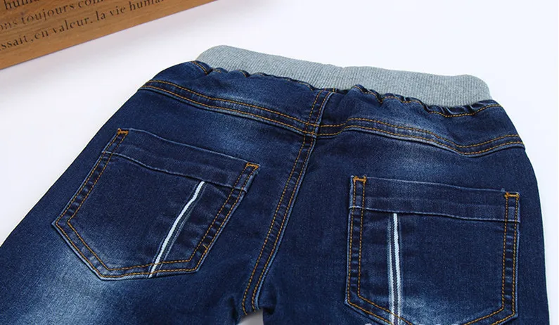 Детские джинсы хлопок джинсовые детские Штаны весной и autumnsoft с эластичной талией