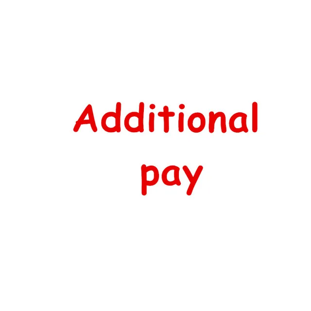 

Additional adjustment price or add freight no actual products usd