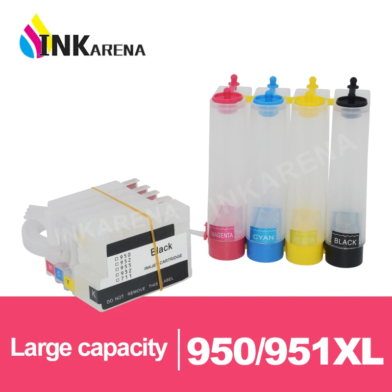 Чернильная система INKARENA 950 951 XL Ciss с чипом для принтера HP 950XL 951XL Officejet Pro 8100 8600 8610 8615