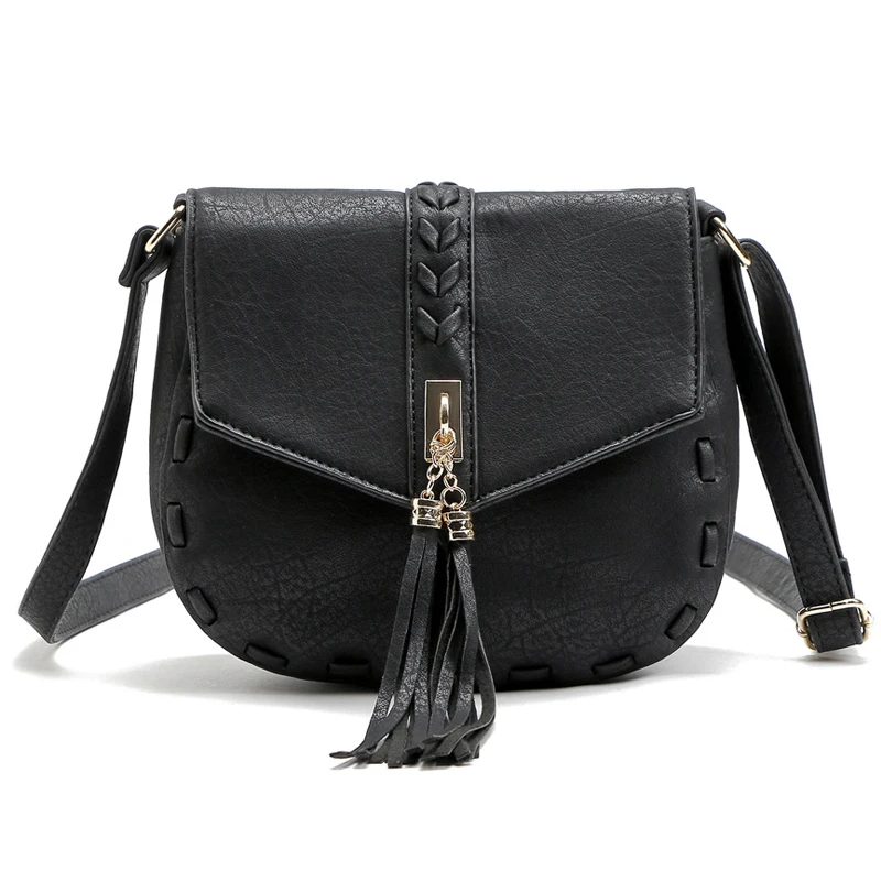 Женская сумка мессенджер из ПУ кожи с кисточками|messenger crossbody bag|bag ladiesbag brand |