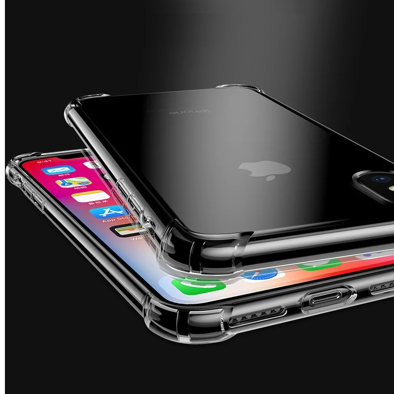Противоударный воздушный шар чехол для телефона iPhone X XS XR Max 8 7 6 6S Plus 5S SE прозрачный