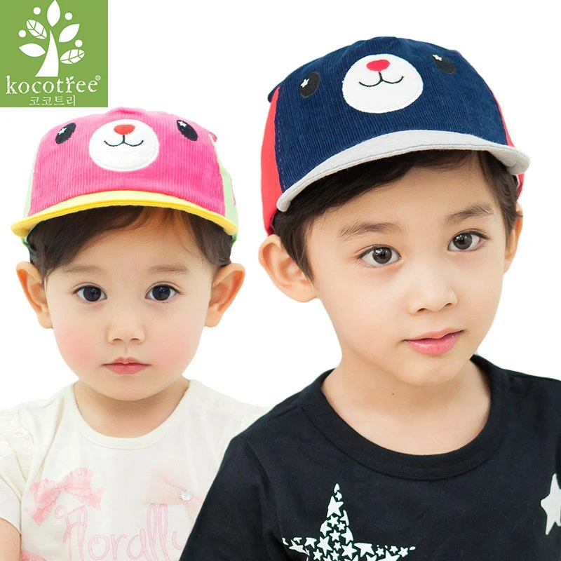 

Kocotree Cute Animal Bear Hats Baby Spring Caps Autumn For Infant Sun Hat 2019 Outdoor Baby Boy Hat Children Baseball cap