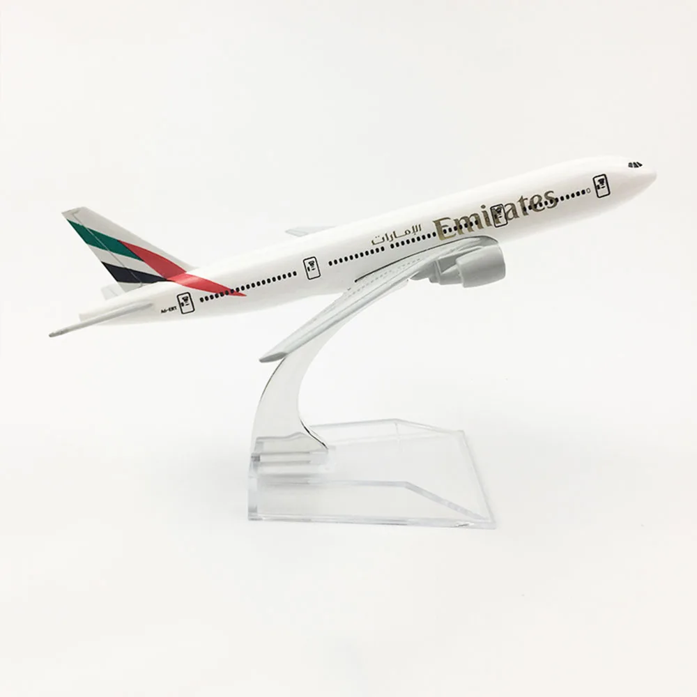 1/400 масштаб сплав самолет Boeing 777 Emirates 16 см сплав самолет B777 детские игрушки Детский подарок для коллекции