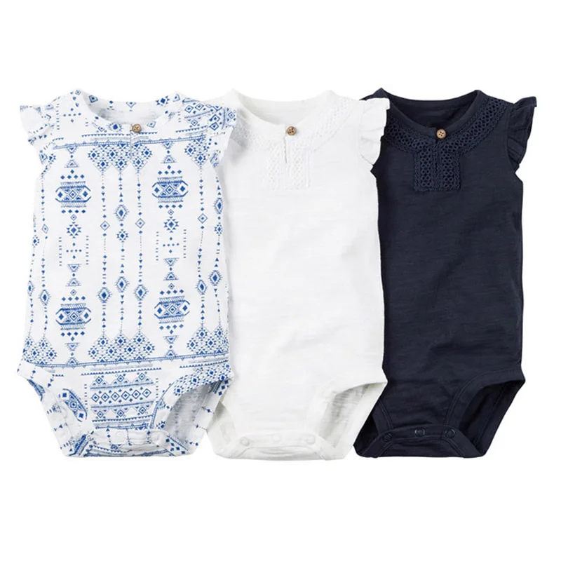 3 шт. детское хлопковое боди без рукавов на возраст 6 24 месяца|bebe bodysuit|bodysuit summerbodysuit