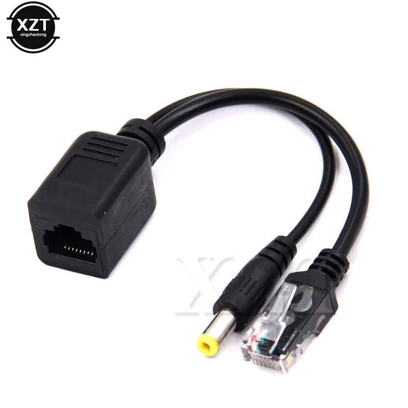 Адаптер POE для адаптера Пассивный силовой кабель Ethernet PoE адаптер RJ45 инжектор +
