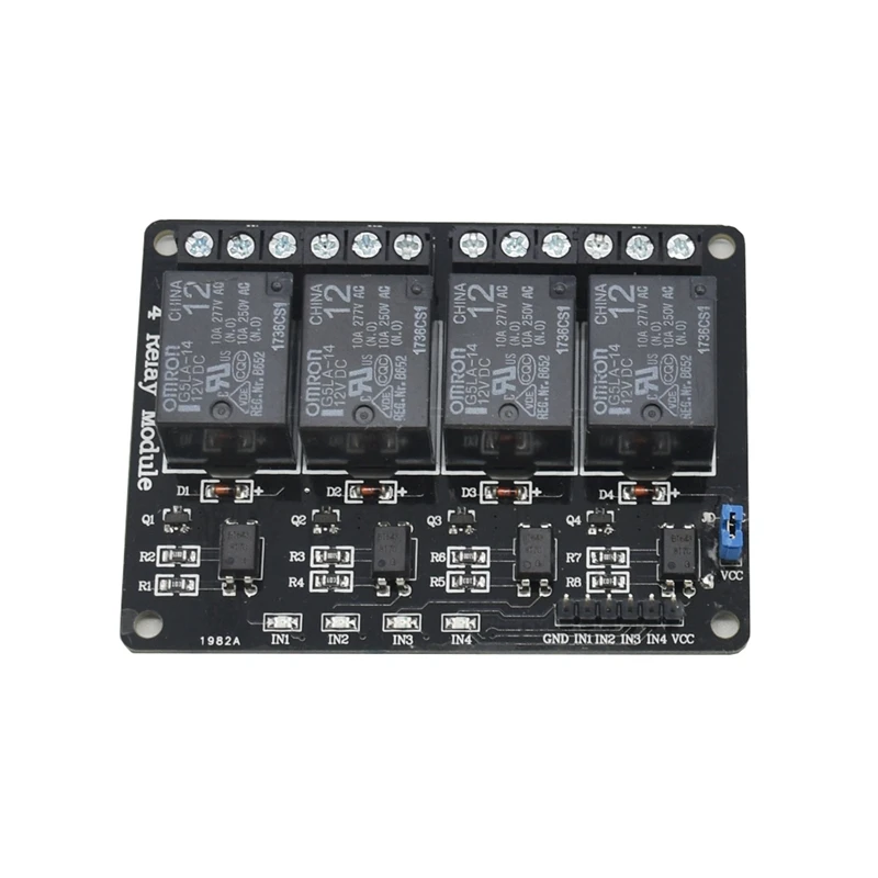 Hot TTKK 4 Channel 12V Relay Module Optocoupler Protection Power Supply For Arduino Pic Dsp | Электроника