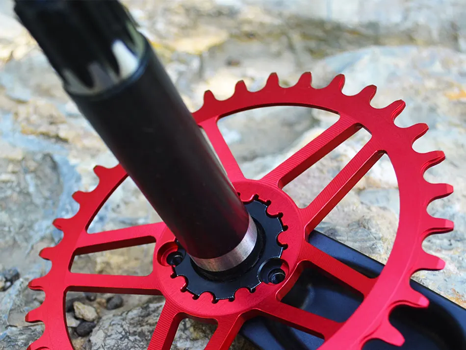 Пройти QUEST GXP овальные горные велосипеды MTB узкая широкая цепь 34 T 6 мм офсетная велосипедная Звездочка для Sram XX1 eagle XO1 X1 GX X9
