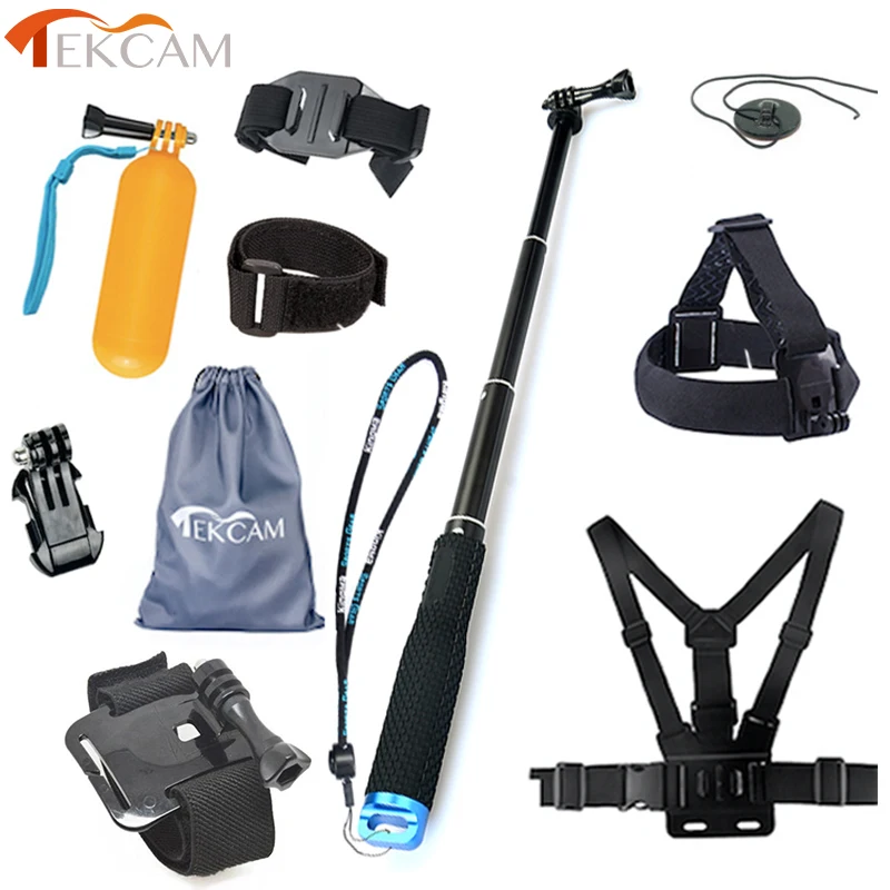 Type B Аксессуары Tekcam для SJCAM, ремешок для селфи, палка для SJCAM SJ4000 SJ5000 SJ6 Legend SJ7 Star SJ8 AIR SJ8 PRO SJ8 PLUS, Экшн-камера - Цвет: Type B