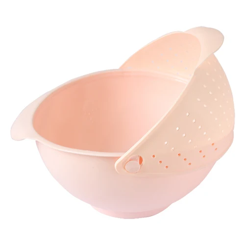 Super practical! Wash Rice Sieve Vegetable &ampFruit Cleaning Folding Basket Plastic Machine Storage Baskets cooking tools | Дом и сад