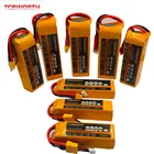 14,8 V RC игрушки LiPo Батарея 4S 900 мАч, 1500 мАч, 2200 мАч, 3000mAh3800mAh5000mAh 30C40C для радиоуправляемый самолет, Квадрокоптер Радиоуправляемый вертолет автомобиль 4S провод с силикатной гелевой обмоткой