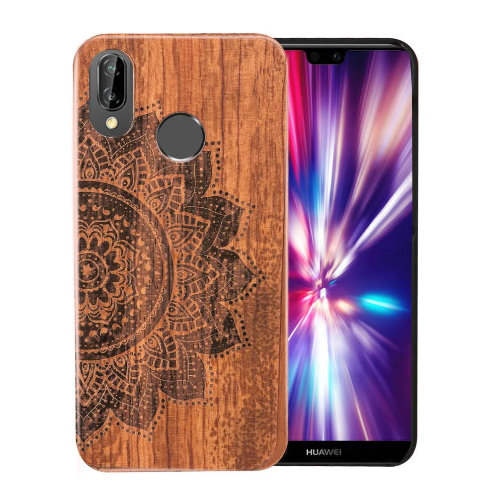 Чехол из натурального дерева+ PC для huawei P30 Pro P20 P10 P9 Plus mate 10 Pro Oneplus 6T 6 5T 5 чехол для телефона
