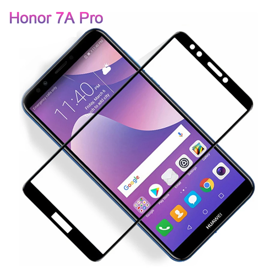 Защитное стекло для huawei Honor 7a Pro y6 prime 2018 закаленное Hua wei Honor7a a 7 экрана 9h|Защитные