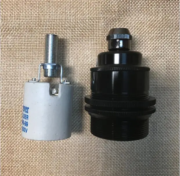DIY ретро старинный держатель лампы E27 Цоколь Лофт промышленный кулон E27 патрон патрона - Цвет: 1