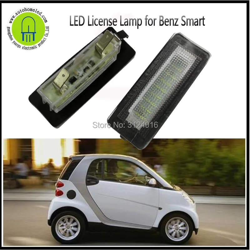 

2PCS x dahosun LED License Lamp for Benz Smart Canbus Error Free, Factory Promotion Sale!