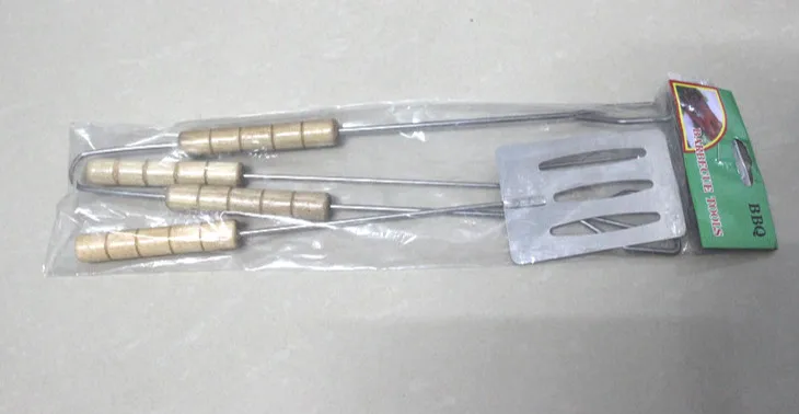 Аксессуары для барбекю на открытом воздухе многофункциональная лопатка вилка